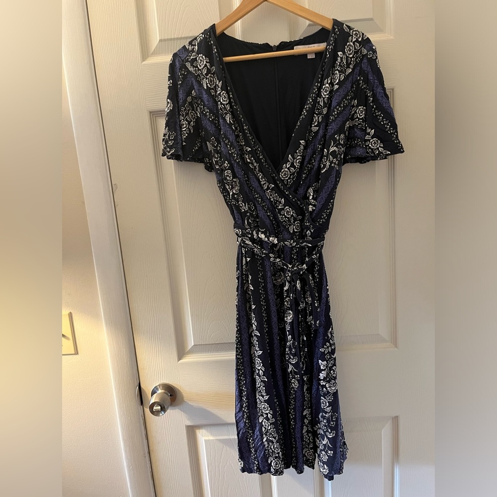 Loft Plus faux wrap dress